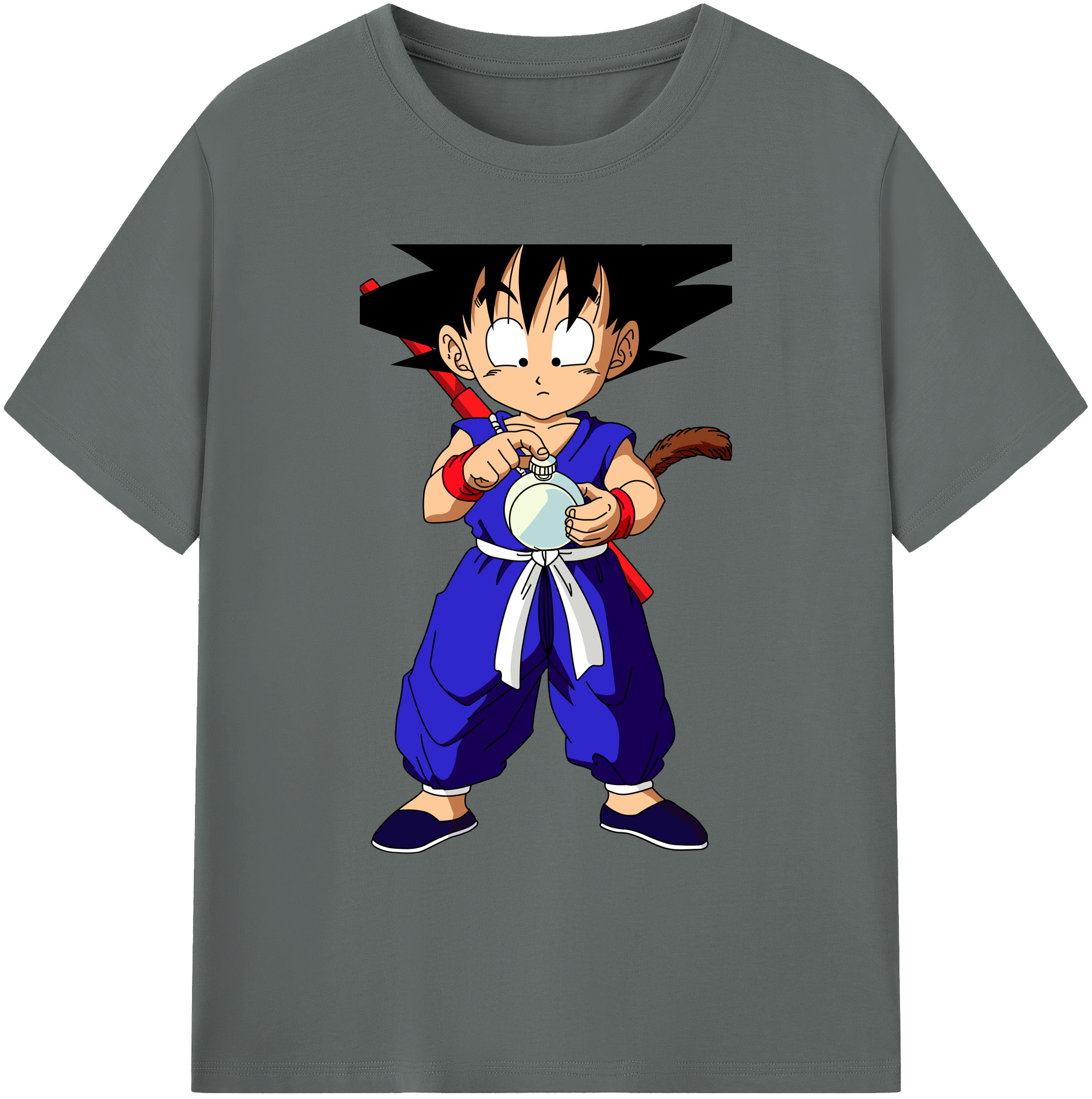 （画像用） ドラゴンボール 孫悟空（そん ごくう）Son Goku カカロット DRAGON BALL Kakarotto 綿100％ メンズ半袖Tシャツ｜肌触りやわらか＆通気性